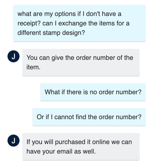 walmart can find your order number for stamp purchases online