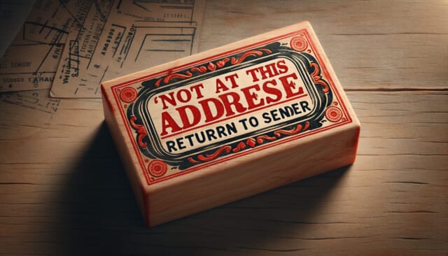 Not At This Address Return To Sender Stamp Return My Stamps Not at this address return to sender stamp return my stamps