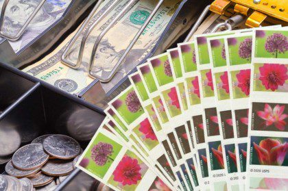 return stamps for cash